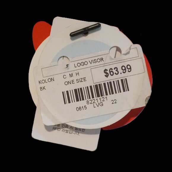 WAAC Black Logo Visor with 3D Embroidered Front New Era Men’s OSFM - Picture 6 of 13